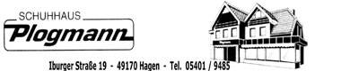 Sponsoring Männerchor - Schuhhaus Plogmann Hagen